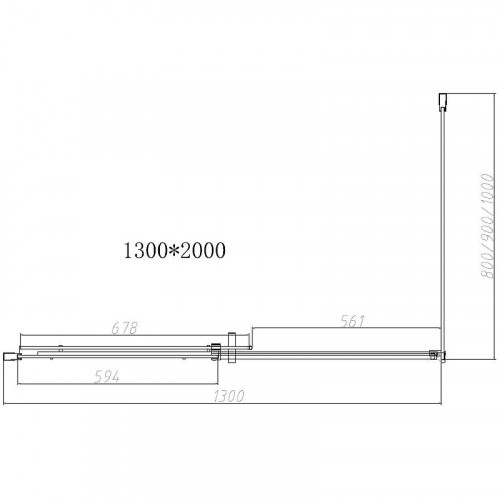 Душевой уголок Vincea Dice 130x80 VSR-4D8013CLGM профиль Вороненая сталь стекло прозрачное