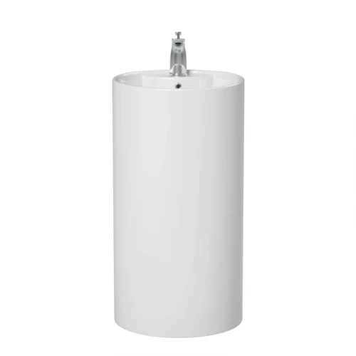 Раковина Laguraty 45 2090W Белая фаянс напольный