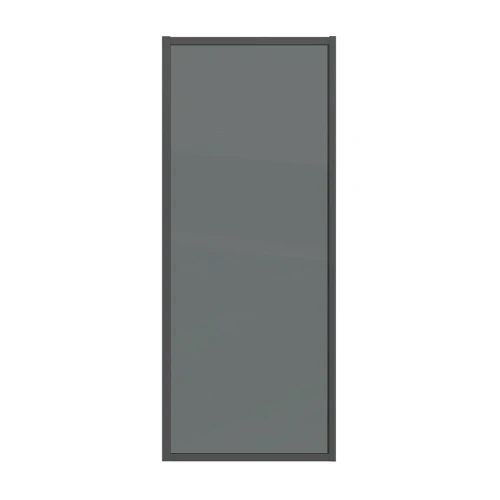 Душевая стенка Grossman Style 100 200.K33.05.100.21.10 профиль Черный матовый стекло тонированное