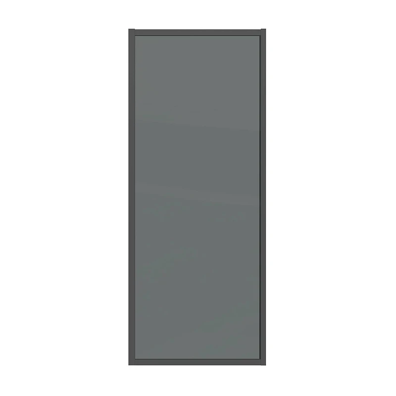Душевая стенка Grossman Style 100 200.K33.05.100.21.10 профиль Черный матовый стекло тонированное