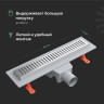 Душевой трап EWRIKA 8600540 цвет Хром
