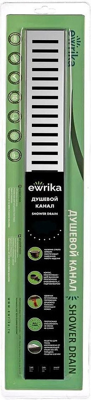 Душевой трап EWRIKA 8600540 цвет Хром
