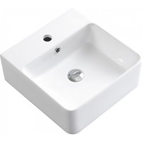 Раковина Esbano Circon 40 ESRNCIRC40W Белая фаянс накладная