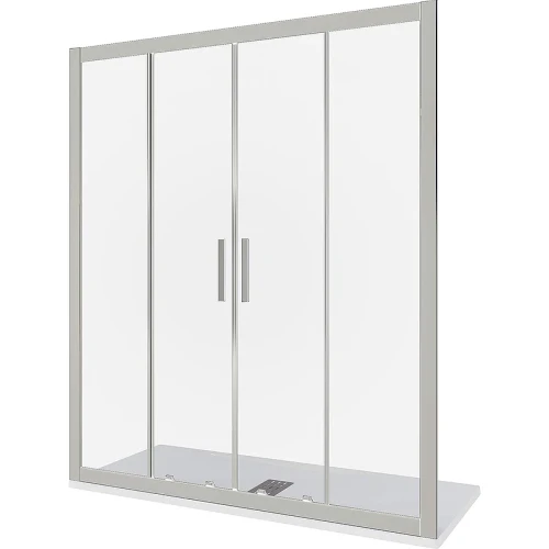 Душевая дверь Good Door Cofe WTW-TD-150-C-CH 150 КФ00032 профиль Хром стекло прозрачное