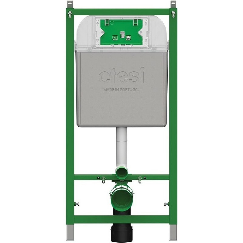 Инсталляция Ctesi Solid BK0200240+BK0202120 для унитаза с клавишей смыва Хром