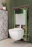 Инсталляция Ctesi Solid BK0200240+BK0202120 для унитаза с клавишей смыва Хром