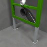 Инсталляция Ctesi Solid BK0200240+BK0202120 для унитаза с клавишей смыва Хром