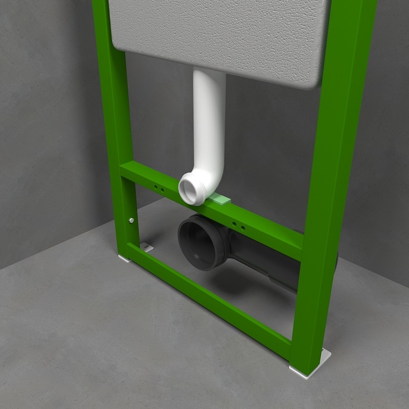 Инсталляция Ctesi Solid BK0200240+BK0202120 для унитаза с клавишей смыва Хром