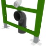 Инсталляция Ctesi Solid BK0200240+BK0202120 для унитаза с клавишей смыва Хром