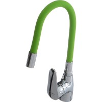 Смеситель для кухни Melodia della vita Ostessa MDV40615Green Хром Зеленый латунь