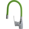 Смеситель для кухни Melodia della vita Ostessa MDV40615Green Хром Зеленый латунь