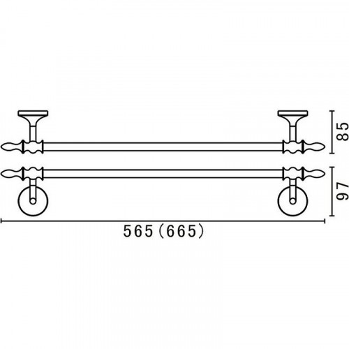 Полотенцедержатель Art&amp;Max Bohemia AM-E-4224-Do Золото