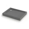 Акриловый поддон для душа Veconi Tezeo Acrylic TZ-54GR 120х80 TZ54GR-12080-C5 цвет Серый