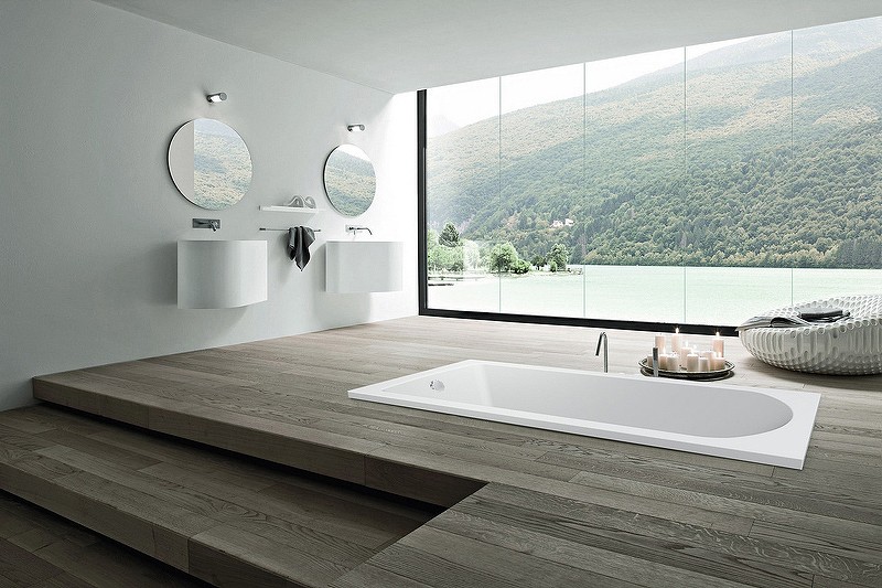 Акриловая ванна C-Bath Geba 170x75 CBQ009001 без гидромассажа