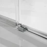 Душевой уголок Azario Shanghai 100х100 AZ-R43-100-MB-CL профиль Черный матовый стекло прозрачное