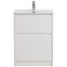 Тумба под раковину BelBagno Kraft 39 60 KRAFT39-600/390-2C-PIA-BO Bianco Opaco МДФ / ЛДСП