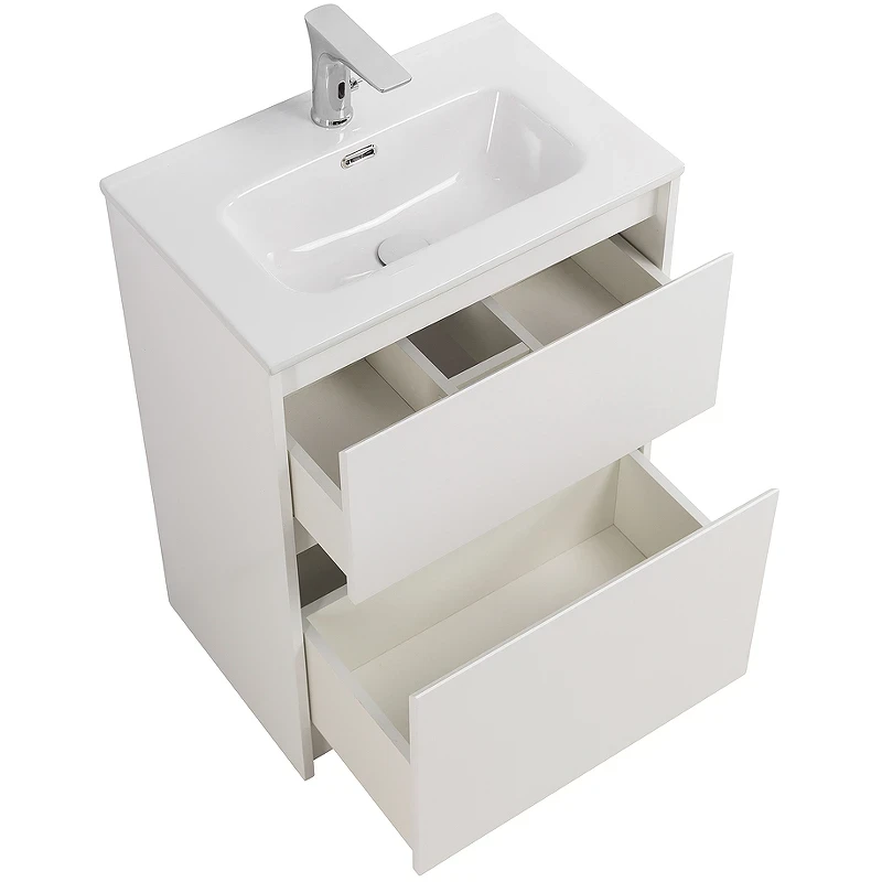 Тумба под раковину BelBagno Kraft 39 60 KRAFT39-600/390-2C-PIA-BO Bianco Opaco МДФ / ЛДСП