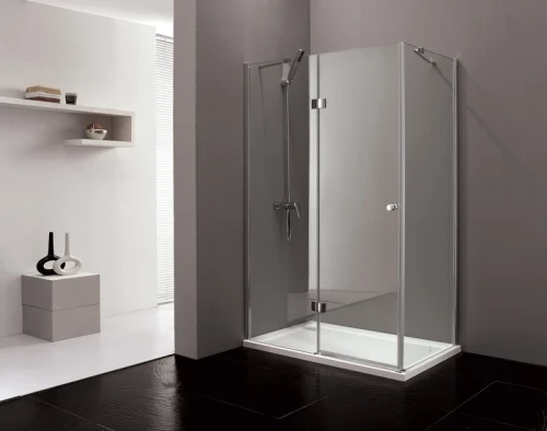 Душевой уголок Cezares Verona 100х90 L VERONA-W-AH-1-100/90-P-Cr-L профиль Хром стекло рифленое