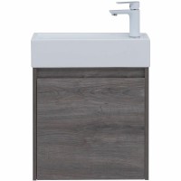 Тумба с раковиной Aquanet Nova Lite 50 302520 подвесная Дуб рошелье МДФ / ЛДСП