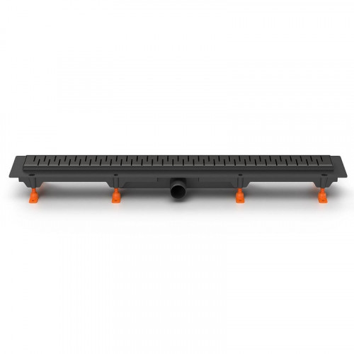 Душевой лоток Azario Medium AZ-CH 650/50 MC с решеткой цвет Черный