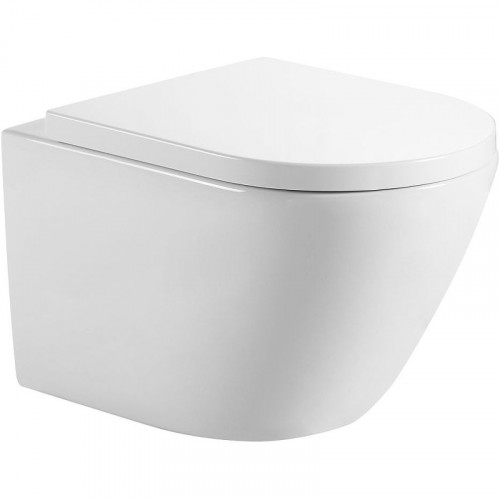 Унитаз Aquanet ZV-2 303978 подвесной с сиденьем Микролифт фарфор подвесной