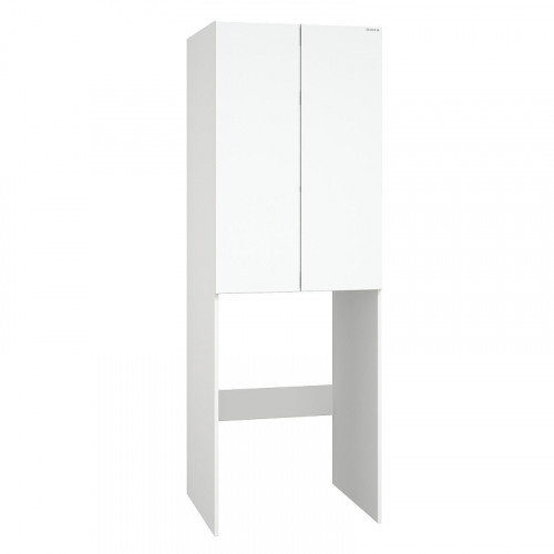 Шкаф пенал Onika Милтон 67 306702 над стиральной машиной цвет Белый