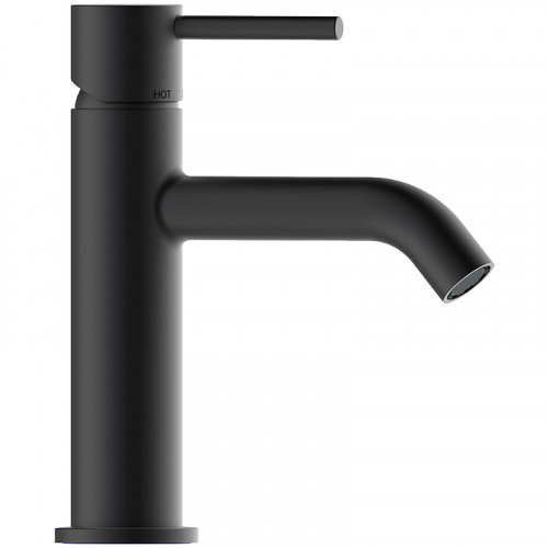 Смеситель для раковины Bossini Teo Z00701.073 Черный матовый латунь