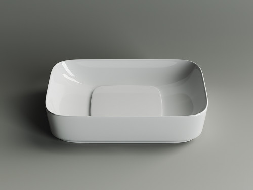 Раковина-чаша Ceramicanova Element 60 CN5021 Белая фарфор накладная