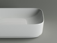Раковина-чаша Ceramicanova Element 60 CN5021 Белая фарфор накладная