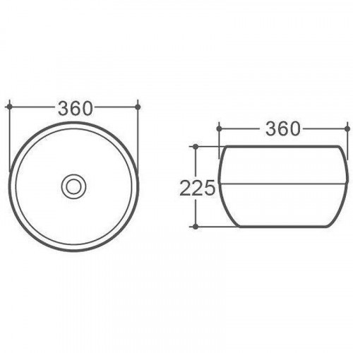 Раковина-чаша Art&amp;Max 36 AM3510 Белая