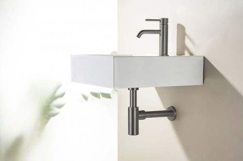 Сифон для раковины Aquatek AQ6012BGM цвет Оружейная сталь