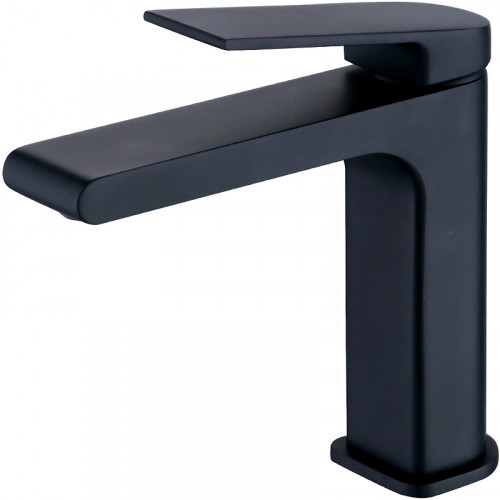 Смеситель для раковины Orange Gauss M30-021b Черный матовый латунь