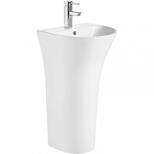 Раковина Ceruttispa Simona 48 CT7832 Белая фаянс напольный