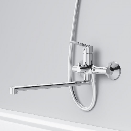 Смеситель для ванны AM.PM Crave F9C90200 универсальный цвет Хром