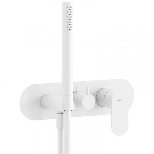 Смеситель для душа Ravak Eleganta EL 065.10WV.O2+S X070263 Белый вельвет