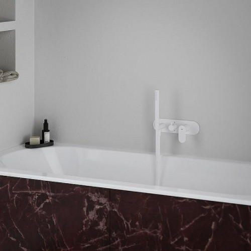 Смеситель для душа Ravak Eleganta EL 065.10WV.O2+S X070263 Белый вельвет