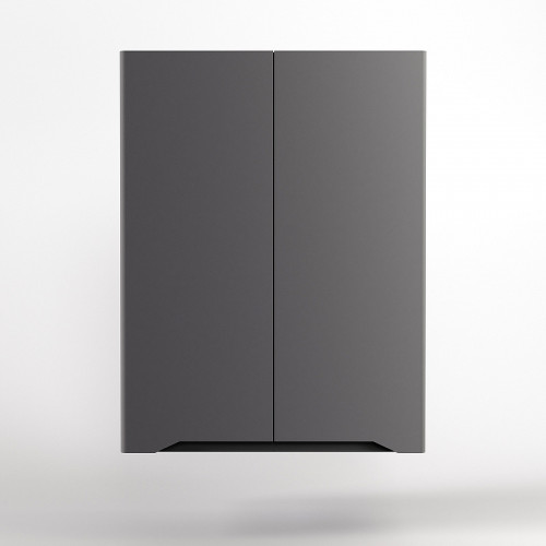 Подвесной шкаф Style Line Марелла 60 Люкс Plus СС-00002423 Серый матовый антискрейтч МДФ / ЛДСП