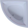 Акриловая ванна Aquatek Юпитер 150х150 UPT150-0000026 без гидромассажа с фронтальной панелью с каркасом (вклеенный) со слив-переливом