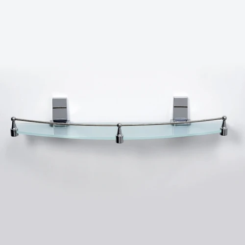 Стеклянная полка WasserKRAFT Lopau K-6044 Хром