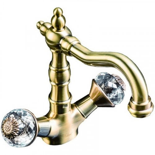 Смеситель для раковины Boheme Flora 312-FL Бронза латунь