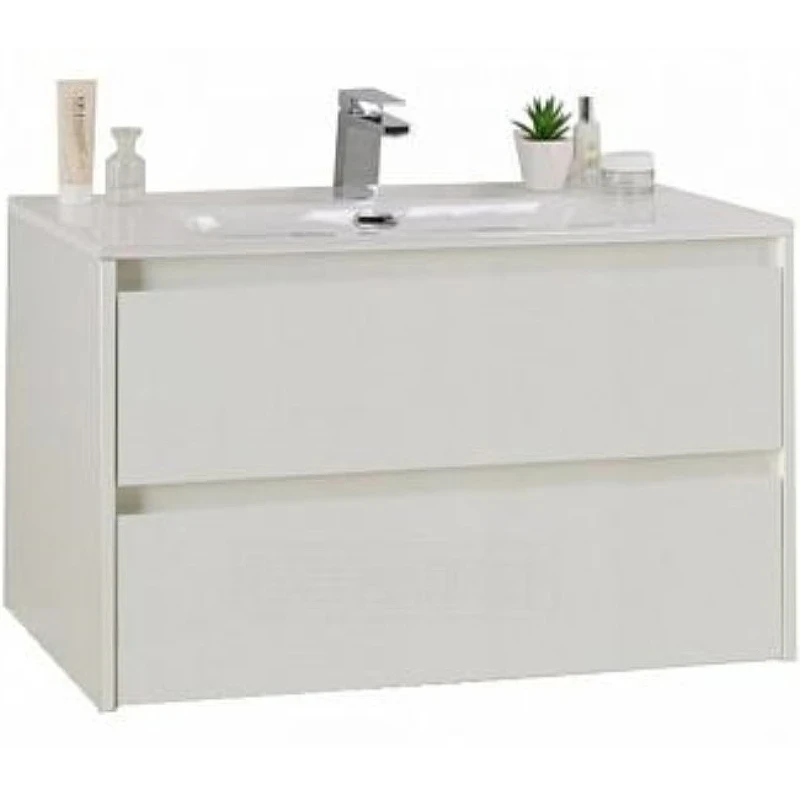 Тумба под раковину BelBagno Kraft 100 KRAFT-1000-2C-SO-BO подвесная Bianco Opaco МДФ / ЛДСП