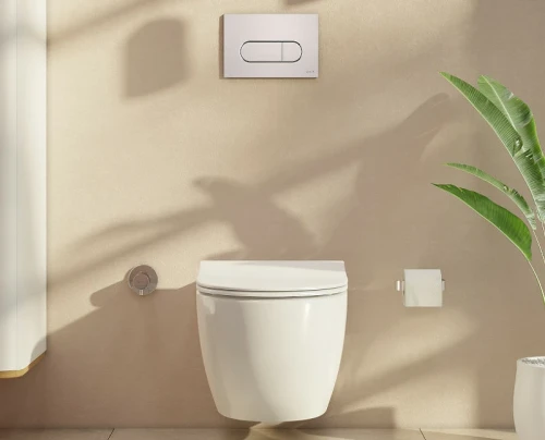 Инсталляция Vitra Core 800-1873 для унитаза с клавишей смыва Хром глянцевый нержавеющая сталь