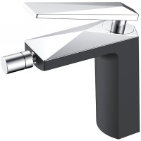 Смеситель для биде Boheme Venturo 376-B Черный Хром латунь