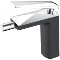 Смеситель для биде Boheme Venturo 376-B Черный Хром латунь