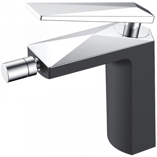 Смеситель для биде Boheme Venturo 376-B Черный Хром латунь