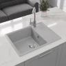 Кухонная мойка Domaci Палермо 65 PR-650-003 цвет Серый