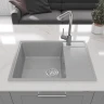 Кухонная мойка Domaci Палермо 65 PR-650-003 цвет Серый