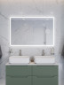 Зеркало BelBagno Марина (Marino) 120 SPC-MAR-1200-800-LED-TCH-LNZ с подсветкой с сенсорным выключателем и увеличением