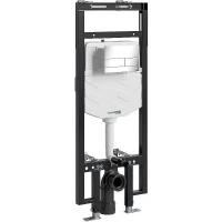 Инсталляция WasserKRAFT Dinkel 58TLT.010.ME.CH04 для унитаза с клавишей смыва Хром