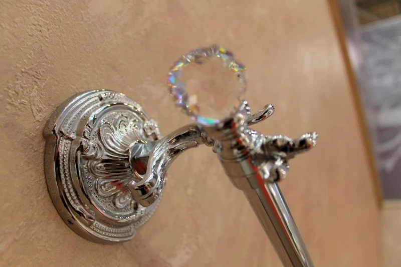 Полотенцедержатель Art&Max Barocco Crystal AM-1779-Cr-C Хром